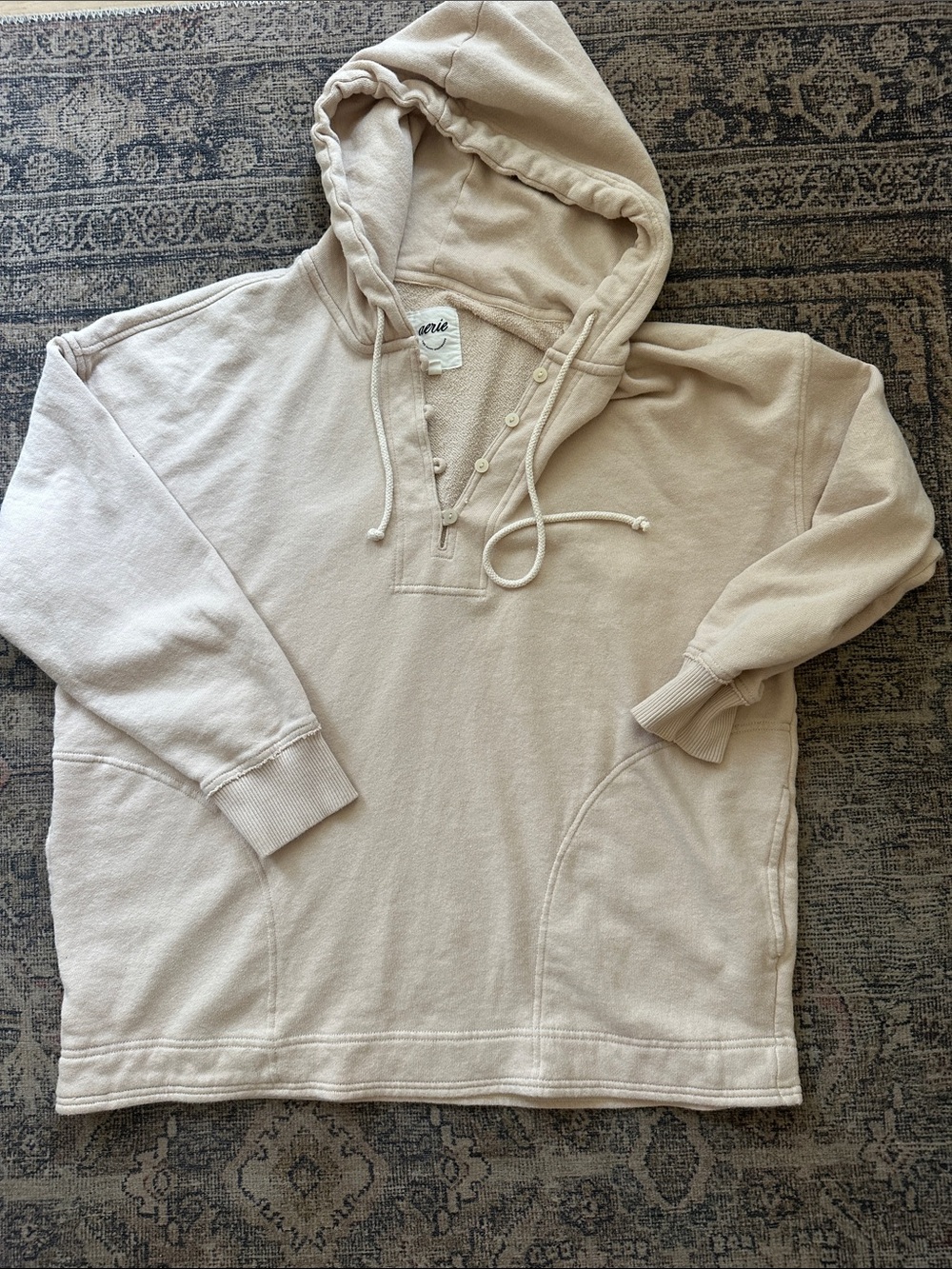 Aerie oversized hooded sweatshirt size small